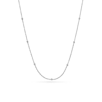 Written In The Stars Handwriting Tag Necklace (Silver)