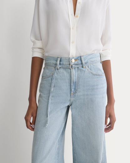 Lightweight Loose Wide-Leg Jean | Light Indigo | Regular