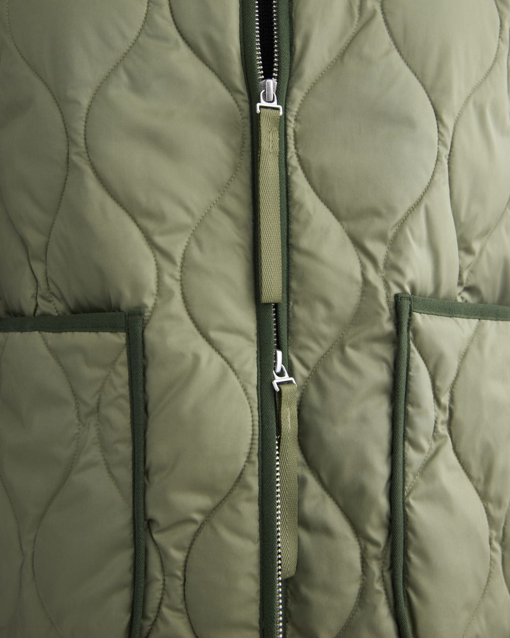ReNew Quilted Vest | Lichen Green