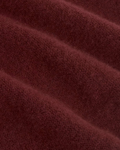 Cashmere Lovergirl Large Kerchief | Burgundy