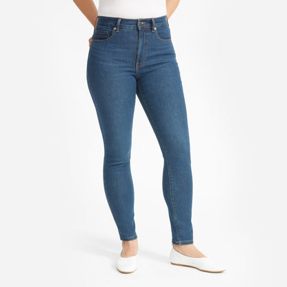 The Authentic Stretch High-Rise Skinny | Dark Blue Wash | 28.5" Inseam