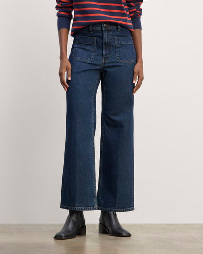 The '70s Wide Jean | Indigo Rinse