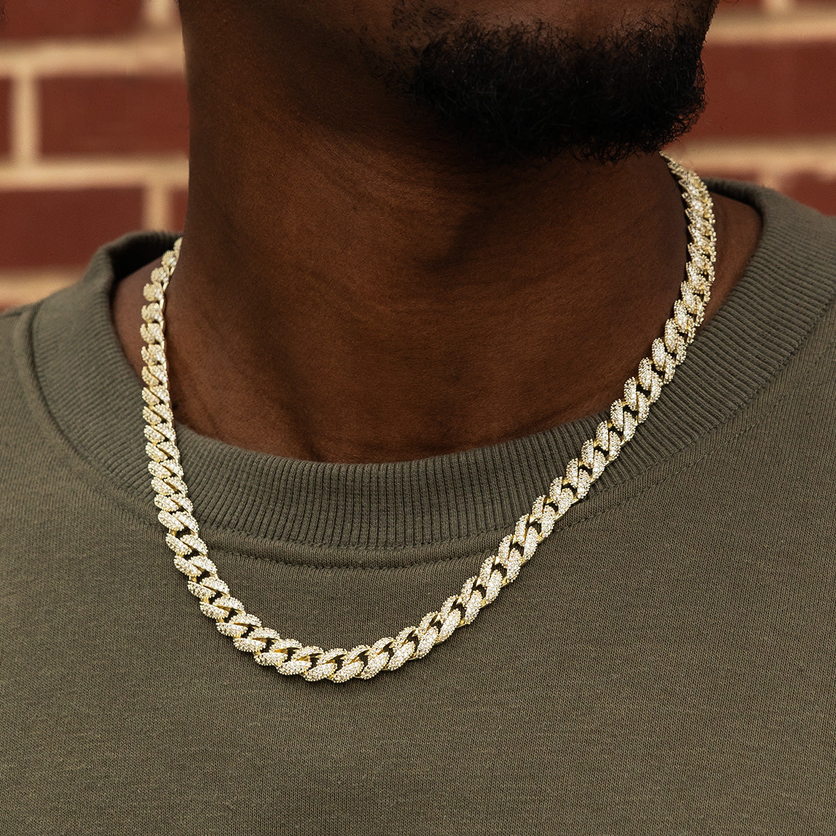 Diamond Cuban Chain + Bracelet Bundle in White or Yellow Gold - 8.5mm
