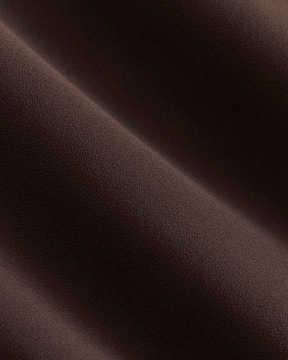 Drapey Crepe Top | Dark Chocolate