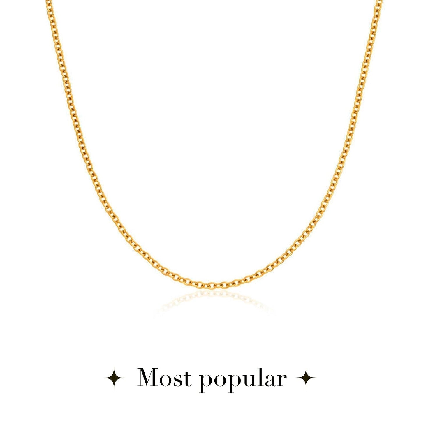 Written In The Stars Handwriting Tag Necklace (Gold)