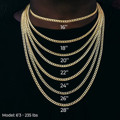 Crucifix Pendant + 2MM Rope Chain Bundle in Rose Gold