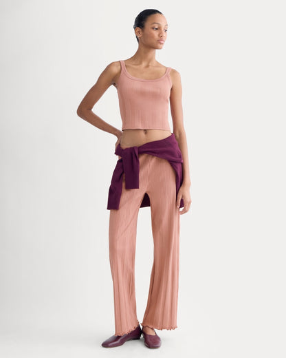 Lounge Rib Tank | Ash Rose