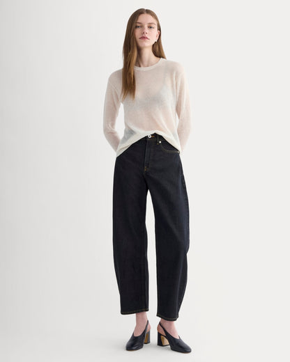 The Air Alpaca™ Relaxed Crew Top | Birch