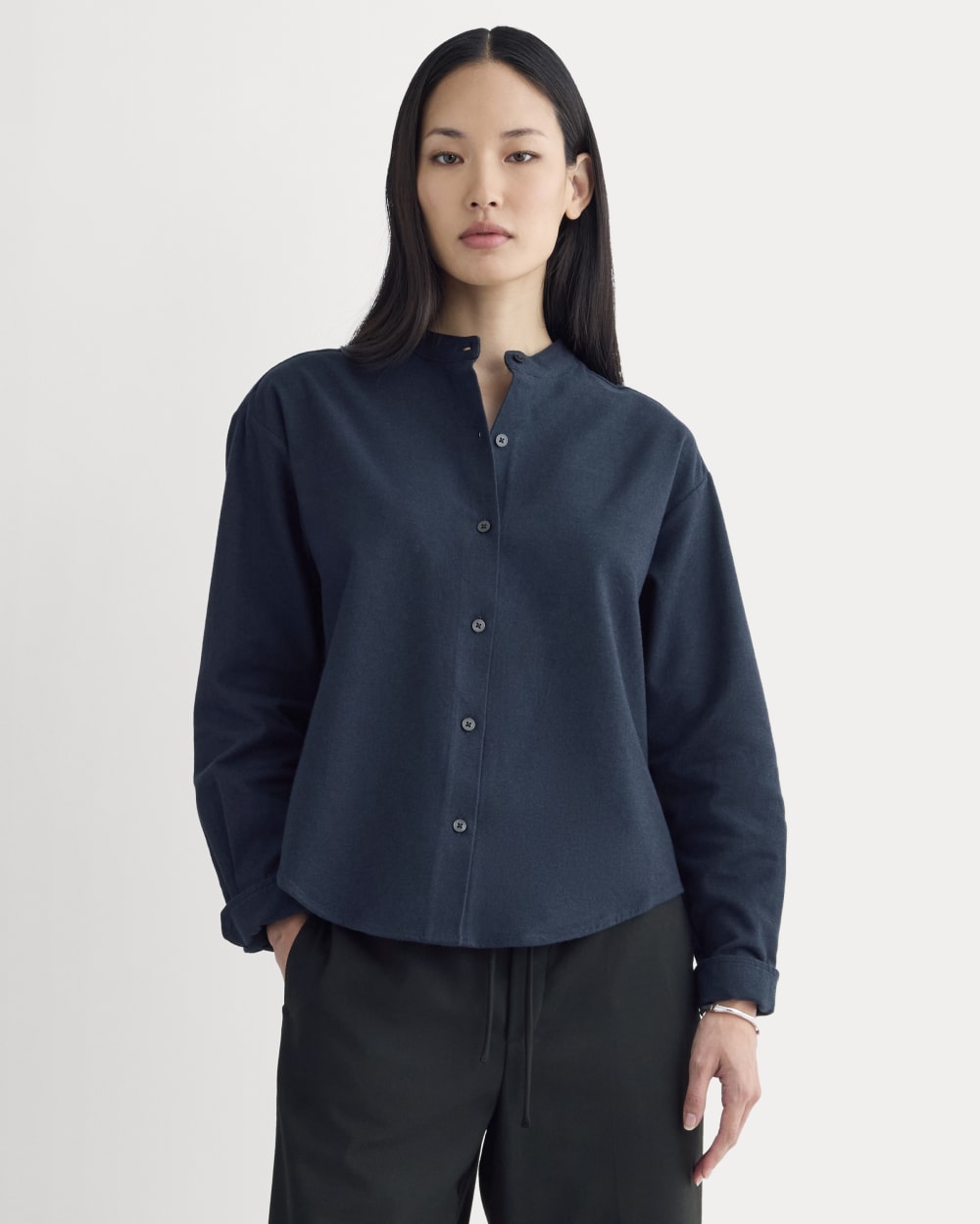 Flannel Shirt | Navy