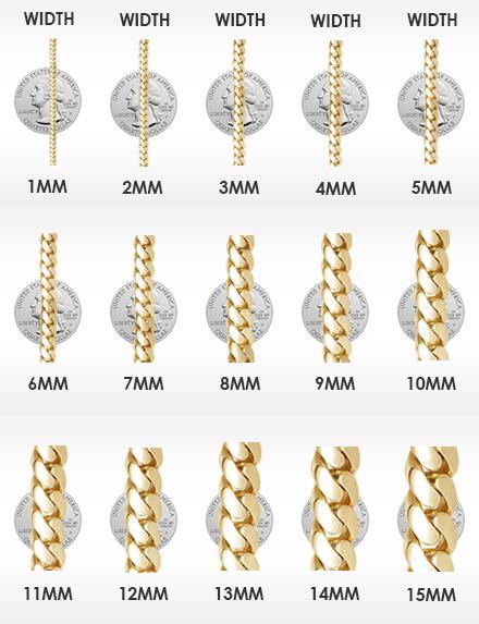 Gold Plated Cuban Box Chain Necklace 8MM